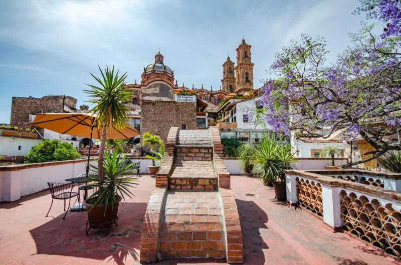 Hotel Los Arcos Taxco de Alarcon Bagian luar foto
